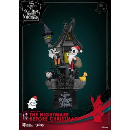 FIGURINE DSTAGE DISNEY L'ÉTRANGE NOËL DE MONSIEUR JACK DIORAMA ÉDITION SPÉCIALE Disney