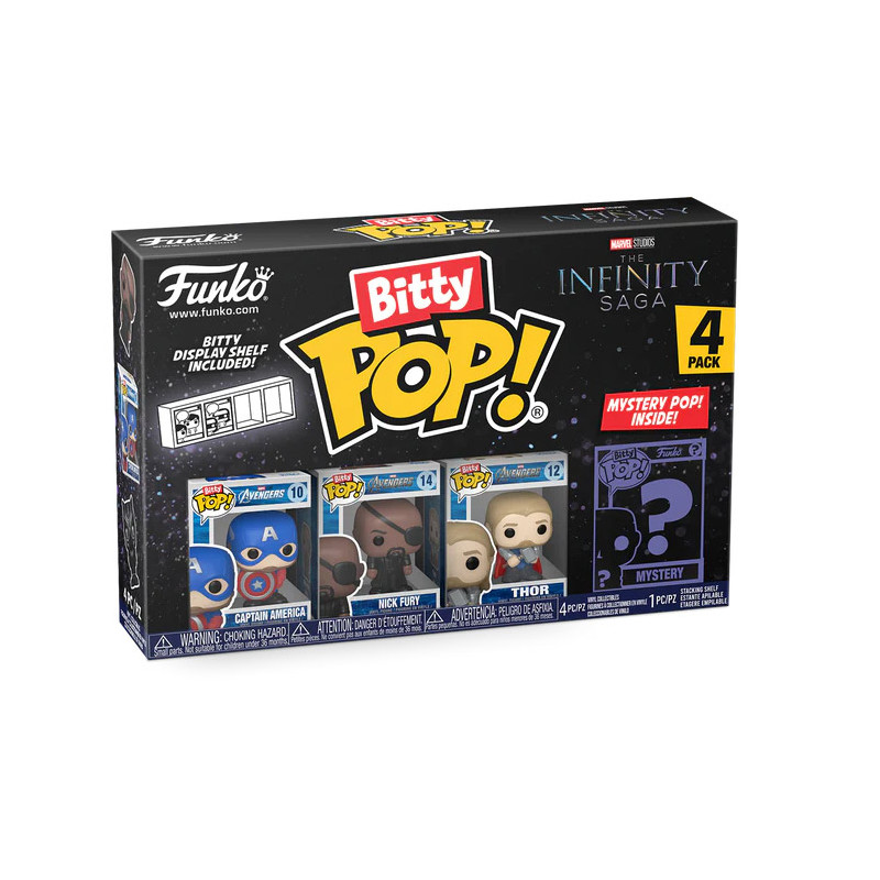 Figurine Bitty Pop Funko avenger captain america Marvel