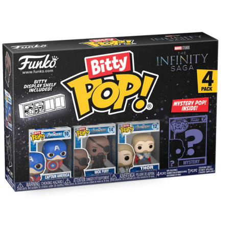 Figurine Bitty Pop Funko avenger captain america Marvel