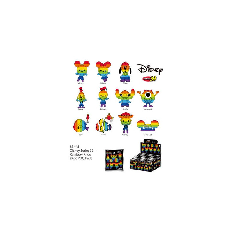 Display Bag Clip Porte-clés Pride Disney