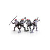 Tortues Ninja pack 4 figurines BST AXN Battle Damaged