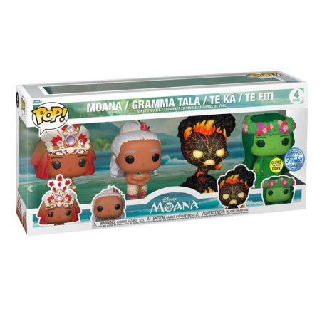 Pack de 4 Figurine Funko Pop Vaiana Disney