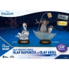 LOT DE 2 FIGURINES MINI DSTAGE DISNEY OLAF PRÉSENTE RAIPONCE ET LA PETITE SIRÈNE ÉDITION EXCLUSIVE DISNEY