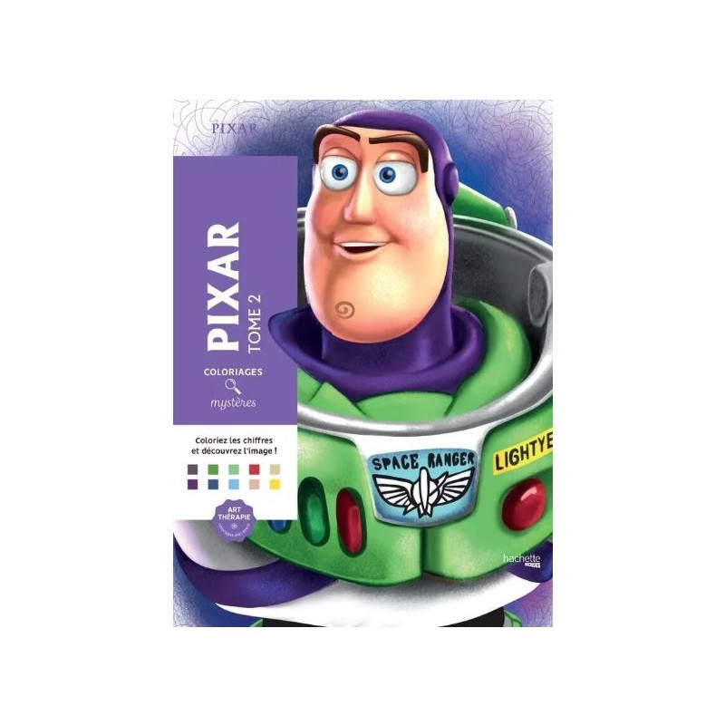 LIVRE DE COLORIAGE - Coloriages mystères Pixar Tome 2