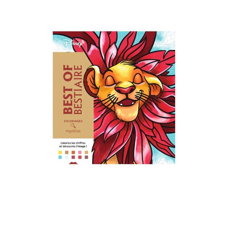 LIVRE DE COLORIAGE - Best of Bestiaire DISNEY