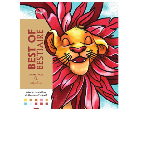 LIVRE DE COLORIAGE - Best of Bestiaire DISNEY