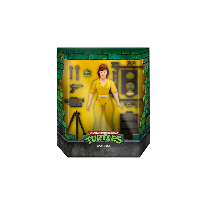 FIGURINE ULTIMATES LES TORTUES NINJA APRIL O’NEIL