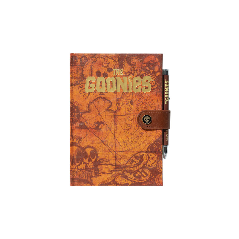CARNET PREMIUM A5 AVEC STYLO PROJECTEUR LES GOONIES