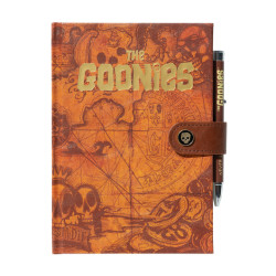 CARNET PREMIUM A5 AVEC STYLO PROJECTEUR LES GOONIES