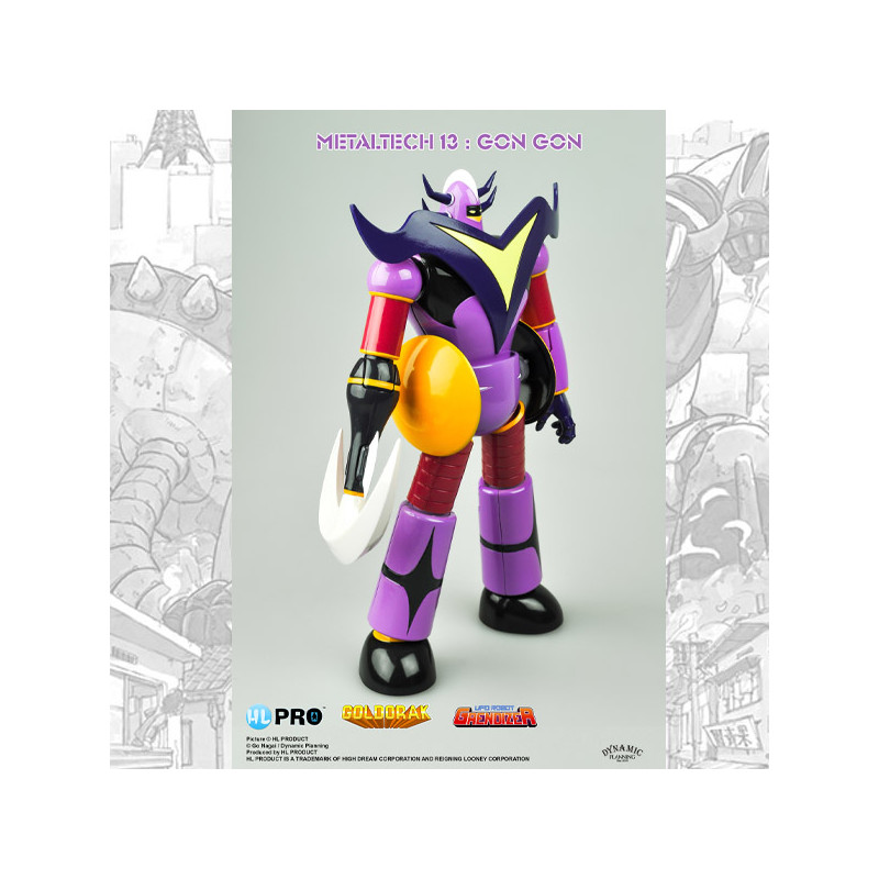 Goldorak Metaltech 13 Gon Gon 17cm Anime Color