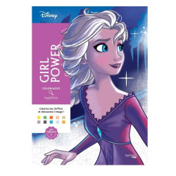 LIVRE DE COLORIAGE MYSTERES - Girl Power DISNEY