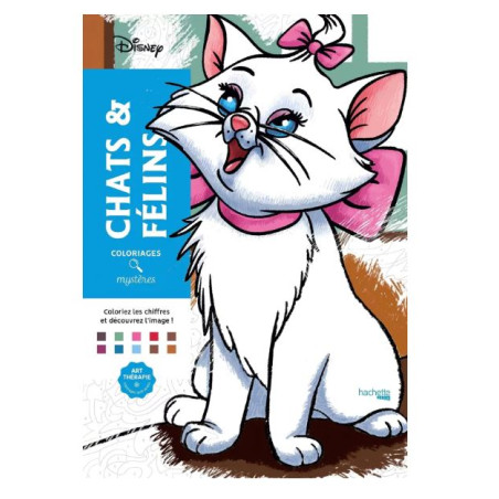 LIVRE COLORIAGE - mystères Disney Chats et Félins