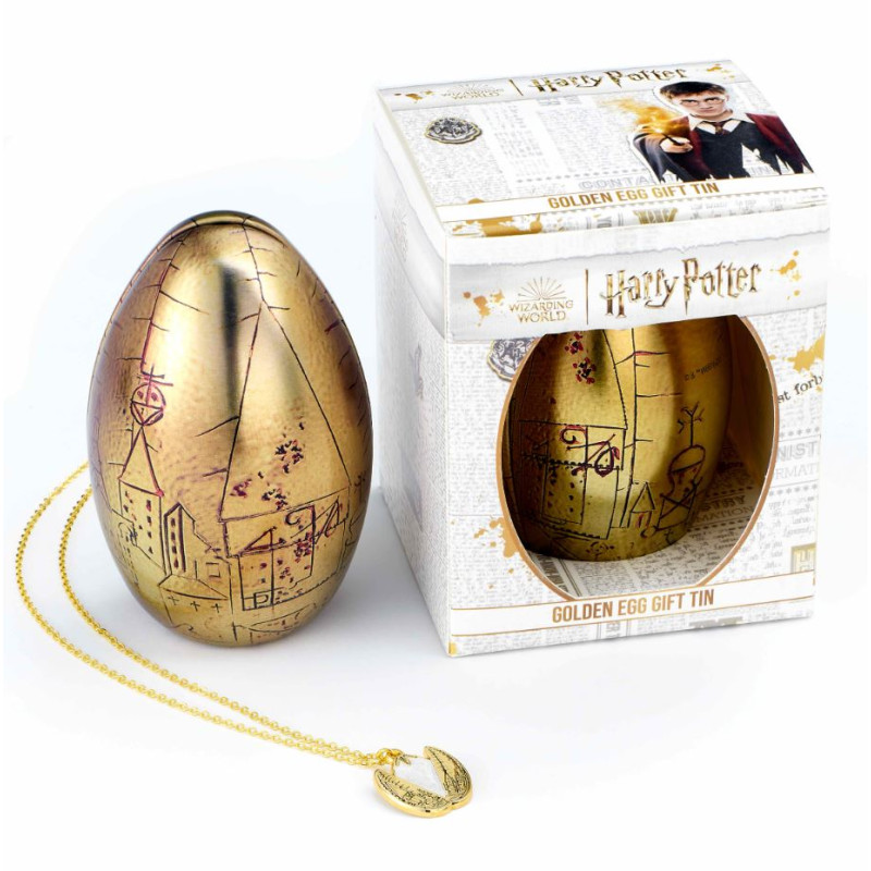 GIFT BOX OEUF D'OR COLLIER HARRY POTTER