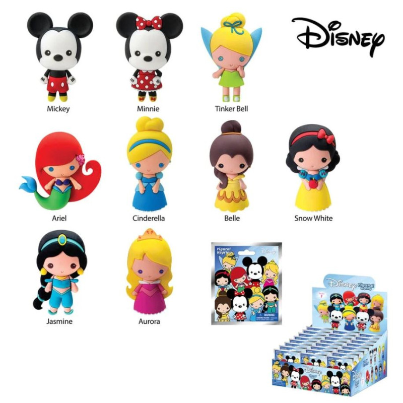 Blind Bag 3D Foam Bag Clip Disney - Series 1