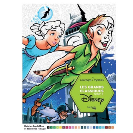 LIVRE DE COLORIAGE Les grands classiques Disney tome 2