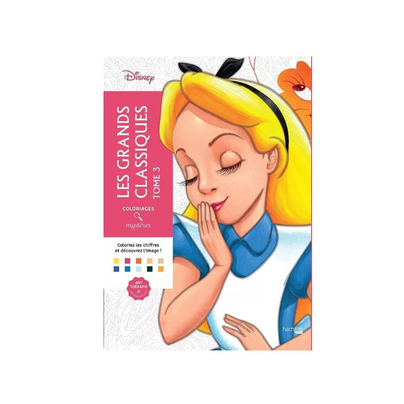 LIVRE DE COLORIAGE Les grands classiques Disney tome 3