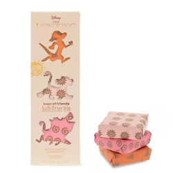 TRIO DE BOULES DE BAIN EFFERVESCENTE LE ROI LION DISNEY