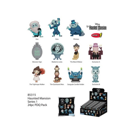 Blind Bag 3D Foam Bag Clip HAUNTED MANSION - SERIE 1 - DISNEY