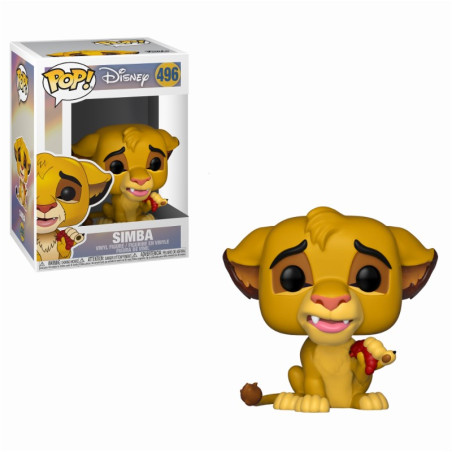 FIGURINE FUNKO POP SIMBA N°496 LE ROI LION DISNEY