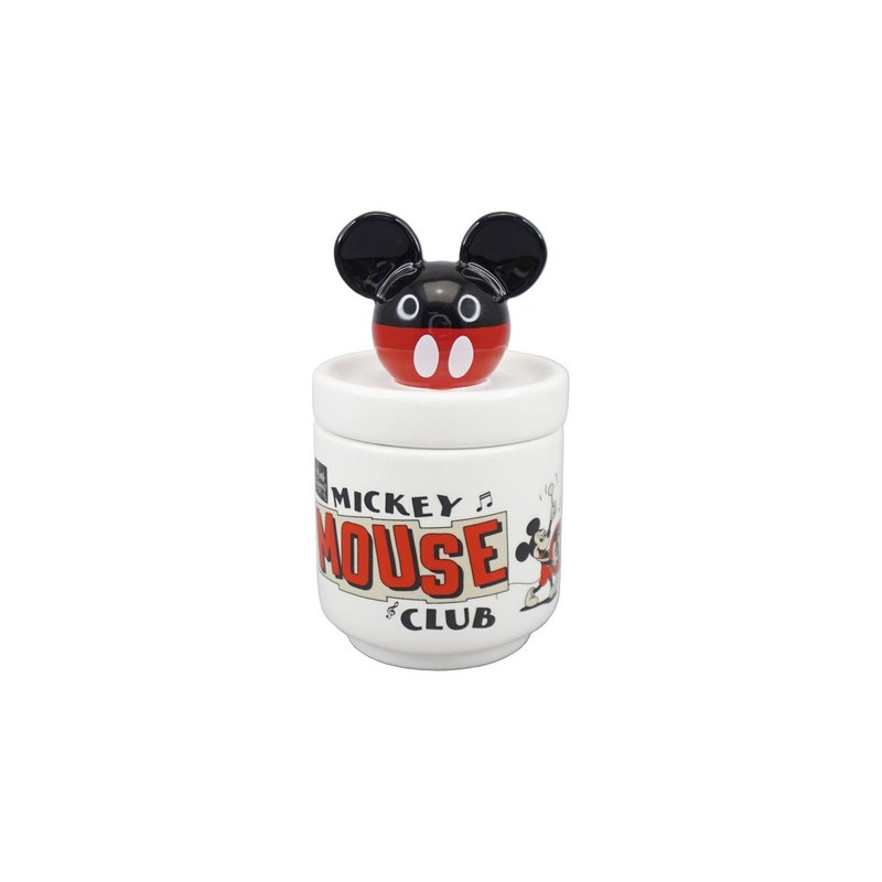 POT CERAMIQUE AVEC COUVERCLE 3D MICKEY MOUSE DISNEY
