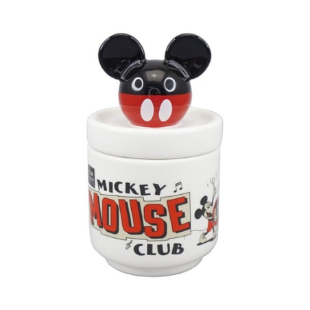 POT CERAMIQUE AVEC COUVERCLE 3D MICKEY MOUSE DISNEY