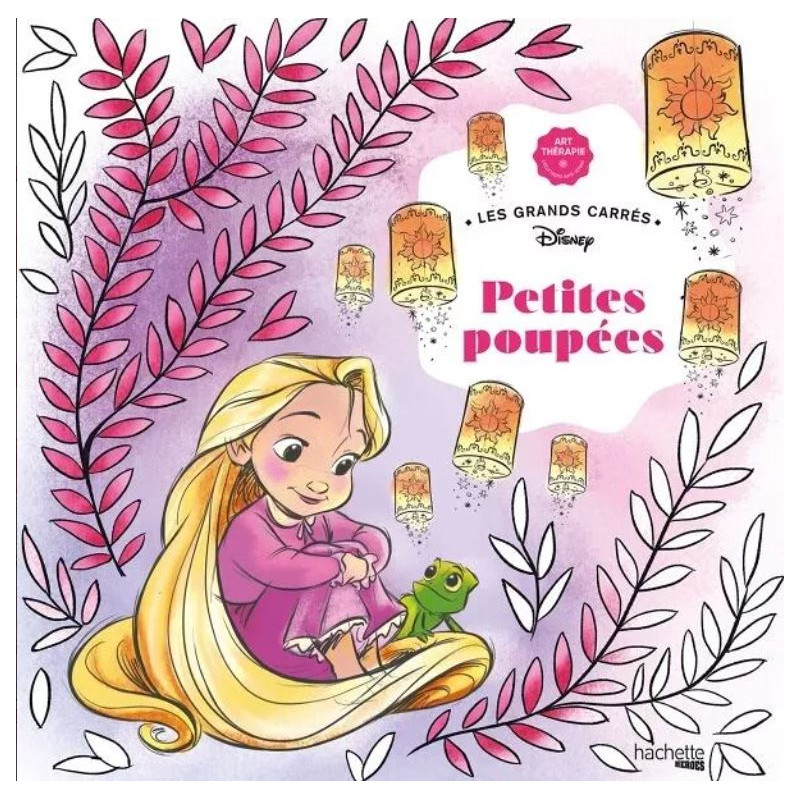 LIVRE DE COLORIAGE PETITES POUPEES DISNEY