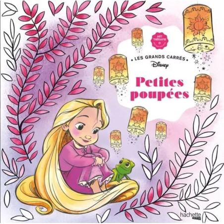LIVRE DE COLORIAGE PETITES POUPEES DISNEY