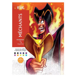 LIVRE DE COLORIAGES Coloriages mystères Disney Méchants