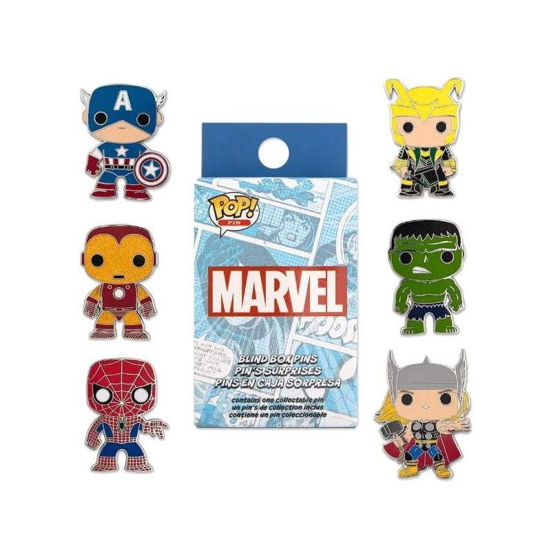 BLIND BOX PIN'S MARVEL LOUNGEFLY