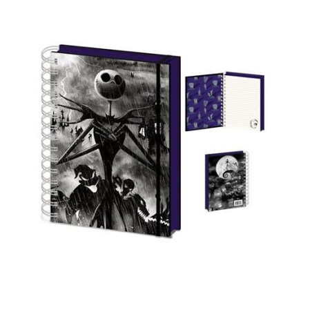 CARNET SPIRALE 3D ETRANGE NOEL DE MONSIEUR JACK DISNEY