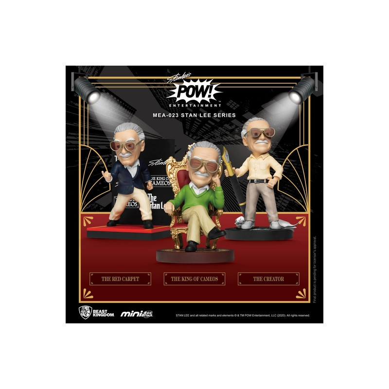 SET DE 3 FIGURINES STAN LEE MARVEL