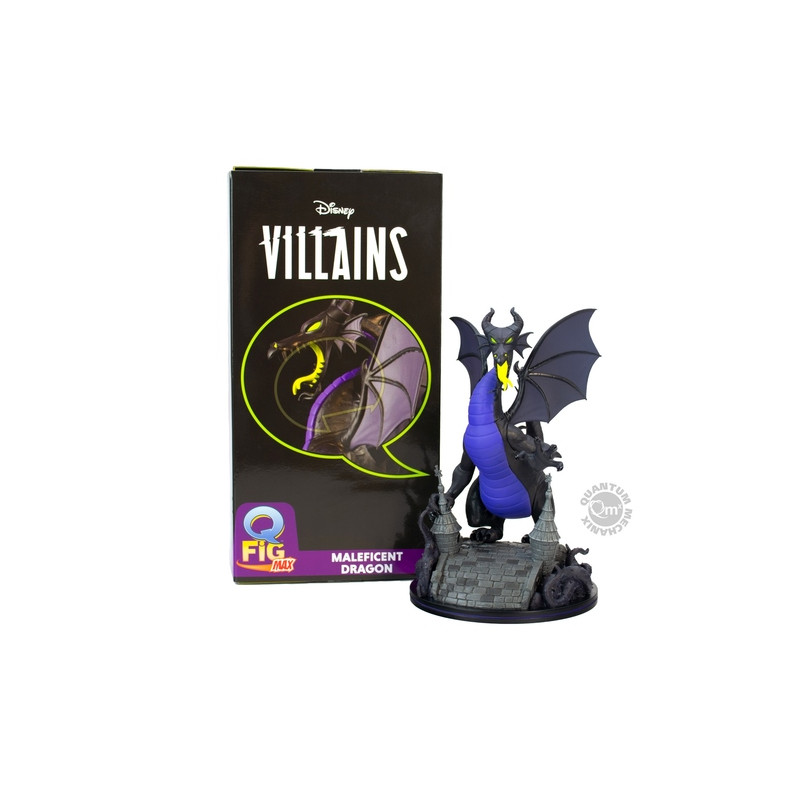 FIGURINE QFIG MAX DISNEY MALÉFIQUE DRAGON VILAINS