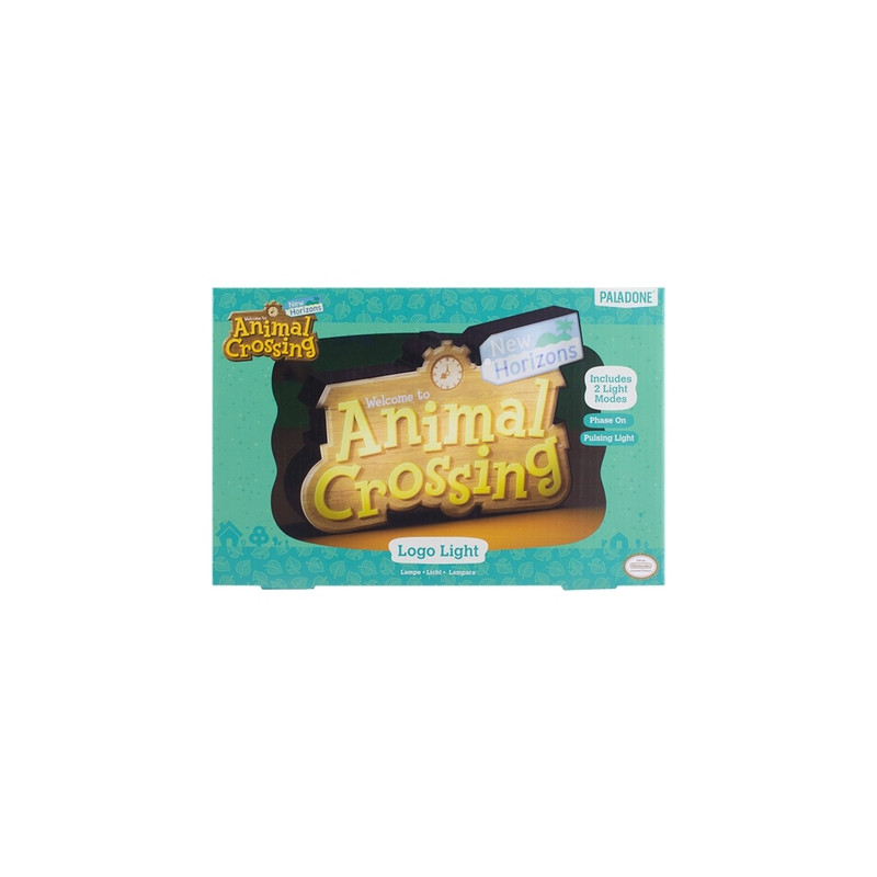 LAMPE NINTENDO ANIMAL CROSSING LOGO