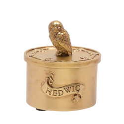 Hedwige Boîte à Bijoux Doré HARRY POTTER