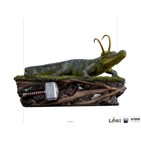 FIGURINE ART SCALE MARVEL LOKI LOKI ALLIGATOR