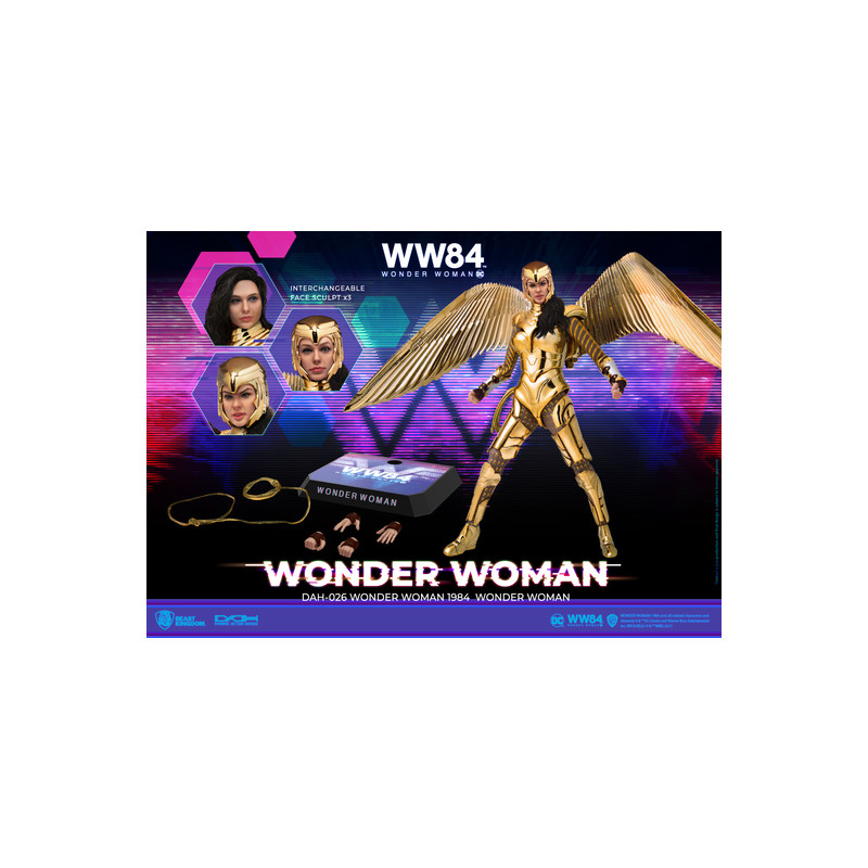 FIGURINE DC WONDER WOMAN 1984 ARMURE DORÉE