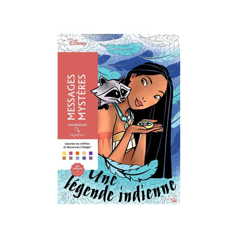 LIVRE DE COLORIAGES Coloriages mystères Disney Messages mystères