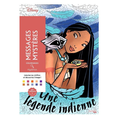 LIVRE DE COLORIAGES Coloriages mystères Disney Messages mystères
