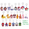 DISPLAY PORTE CLES DISNEY ET MARVEL SERIES 2
