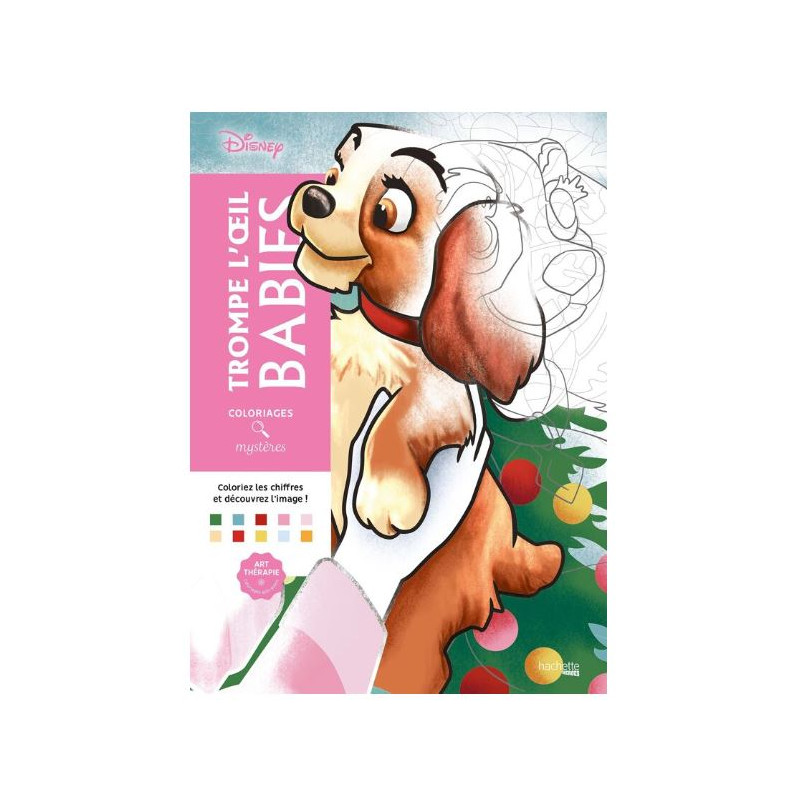 COLORIAGE Coloriages mystères Disney Trompe l'œil Babies