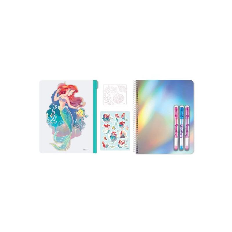 LA PETITE SIRENE Set de Papeterie + Trousse + Notebook A5 DISNEY