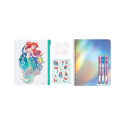 LA PETITE SIRENE Set de Papeterie + Trousse + Notebook A5 DISNEY