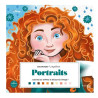 LIVRE DE COLORIAGE Grand carré Mystères Portraits DISNEY