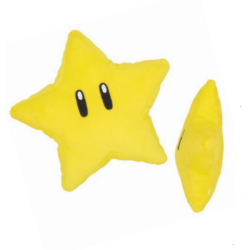 SUPER MARIO - Super Star - Peluche 18cm