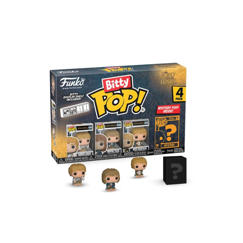 LE SEIGNEUR DES ANNEAUX Bitty Pop 4 Pack 2.5cm Sam