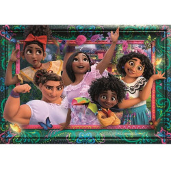 PUZZLE ENCANTO EFFET PAILLETE 104 PCS DISNEY