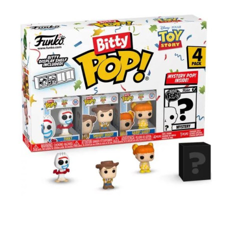 TOY STORY Bitty Pop 4 Pack 2.5cm Forky DISNEY PIXAR
