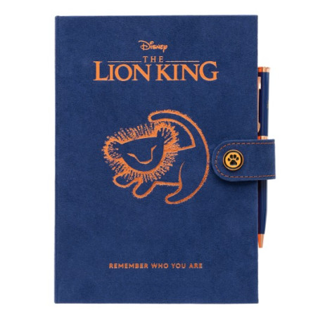 CARNET PREMIUM A5 AVEC STYLO DISNEY LE ROI LION