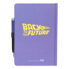 CARNET PREMIUM A5 AVEC STYLO PROJECTEUR RETOUR VERS LE FUTUR