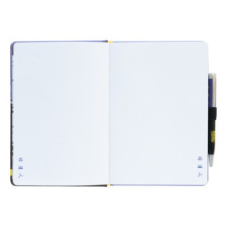 CARNET PREMIUM A5 AVEC STYLO PROJECTEUR RETOUR VERS LE FUTUR